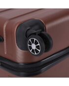 Valise Cabine XXS 4 roues doubles Lyra 42 cm marron