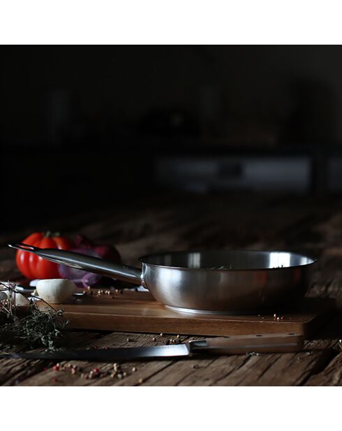 Poêle Pro induction grise - D.28 cm