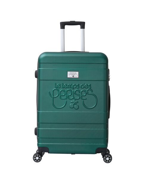 Lyra Cabin Suitcase 4 dubbele wielen 55 cm kaki groen