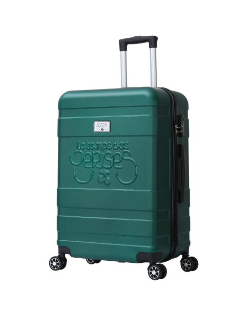 Lyra Cabin Suitcase 4 dubbele wielen 55 cm kaki groen