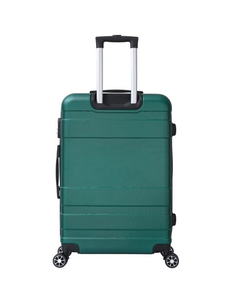 Valise Cabine 4 roues doubles Lyra 55 cm vert kaki