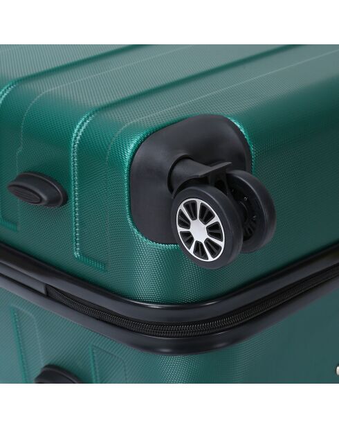 Maleta de cabina Lyra con 4 ruedas dobles, 55 cm, color verde caqui