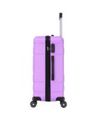 Valise Cabine 4 roues doubles Lyra 55 cm violette