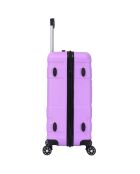 Valise Cabine 4 roues doubles Lyra 55 cm violette