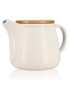 Théière Mona en porcelaine blanche -  1L