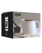 Théière Mona en porcelaine blanche -  1L