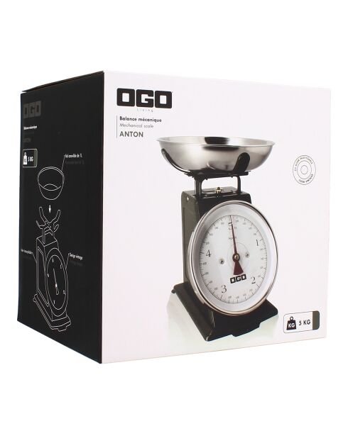 Balance mécanique 5kg kaki