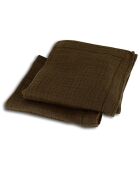 2 Serviettes de table Origin kaki - 40x40 cm