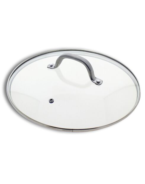 Couvercle en vert transparent - 24 cm