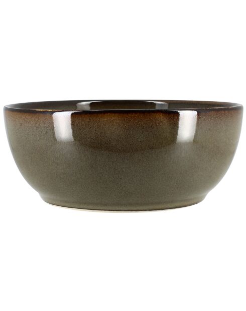 Poke Bowl en grès vert - D.18 cm