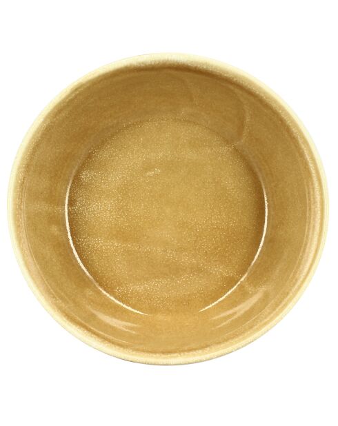 Poke Bowl en grès ocre - D.18 cm