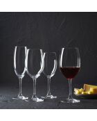 6 Verres à vin Oslo transparents -  35cl
