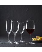 6 Verres à vin Oslo transparents -  25cl