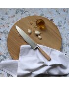 Couteau chef Juo bois/gris - 20 cm