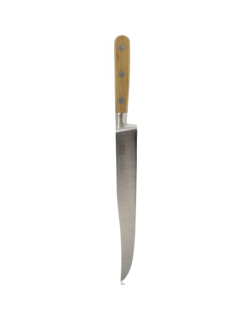 Couteau à découper Juo bois/gris - 20 cm