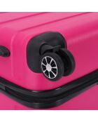 Valise Cabine 4 roues doubles Lyra 55 cm rose