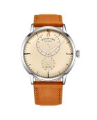 Montre Homme en Cuir Quartz Symphony marron