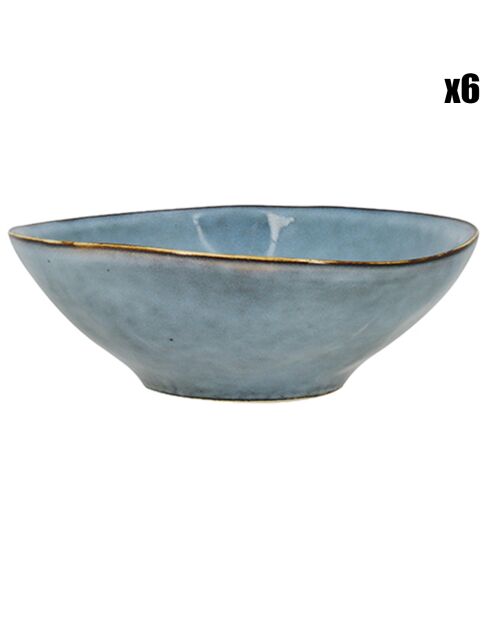 6 Coupelles Aronal bleues -  20cl