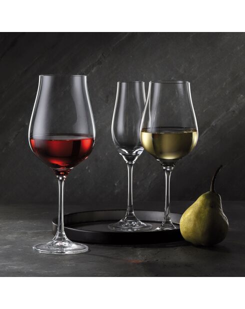 6 Verres à pieds Neo transparents -  40cl