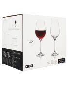 6 Verres à pieds Neo transparents -  40cl