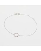 Bracelet Diamants 0.015 ct or blanc