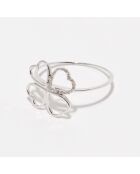 Bague Diamants 0.04 ct or blanc