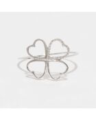 Bague Diamants 0.04 ct or blanc