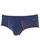 2 Slips Marvin bleu/rouge bordeaux