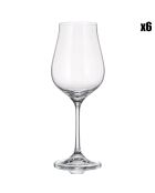 6 Verres à pieds Neo transparents -  40cl