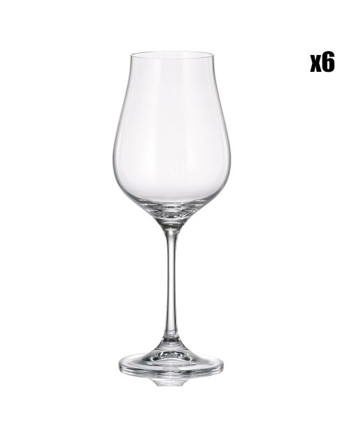 6 Verres à pieds Neo transparents -  40cl