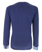 Pyjama manches longues & Pantalon Matei bleu/rouge