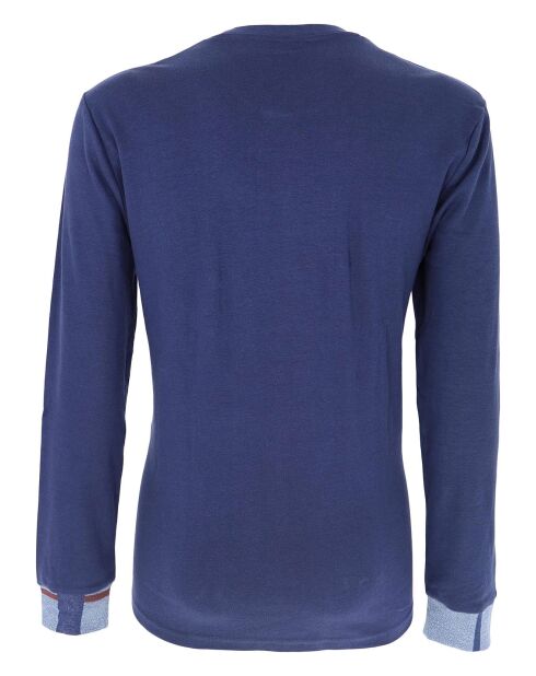 Pyjama manches longues & Pantalon Matei bleu/rouge