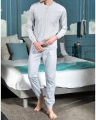 Pyjama manches longues & Pantalon Miles gris