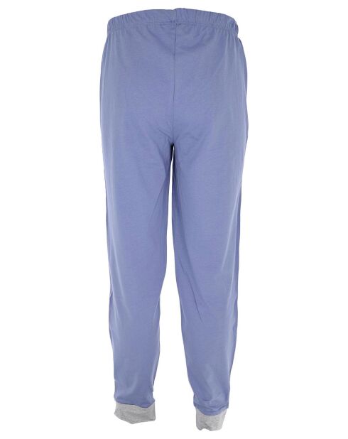 Pyjama manches longues & Pantalon Marcus gris/bleu