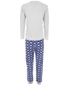 Pyjama manches longues & Pantalon Moise gris/bleu