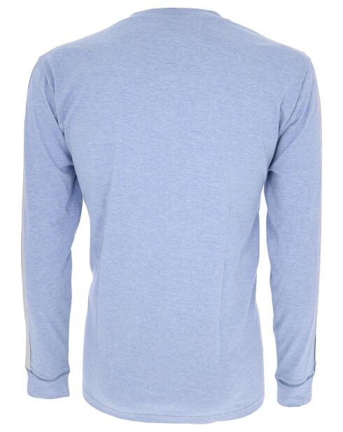 Pyjama manches longues & Pantalon Milo bleu denim/gris
