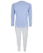 Pyjama manches longues & Pantalon Milo bleu denim/gris