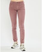 Pantalon en Velours côtelé Lulea rose