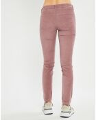 Pantalon en Velours côtelé Lulea rose