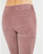 Pantalon en Velours côtelé Lulea rose