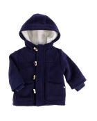 Duffle Coat en Laine mélangée Isaio intérieur fourré bleu foncé