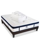 Pack Prêt-à-Dormir Suite Princière blanc/gris anthracite - 180x200 cm