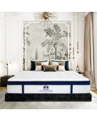 Pack Prêt-à-Dormir Suite Princière blanc/gris anthracite - 180x200 cm