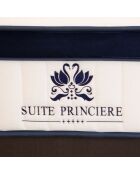 Pack Prêt-à-Dormir Suite Princière blanc/gris anthracite - 180x200 cm