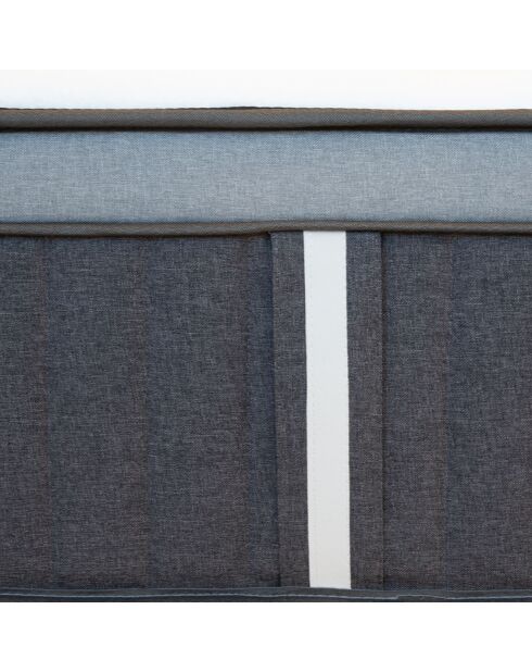 Pack Prêt-à-Dormir Suite Impériale blanc/gris anthracite - 140x190 cm