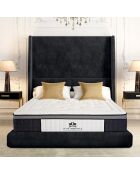 Pack Prêt-à-Dormir Suite Impériale blanc/gris anthracite - 140x200 cm