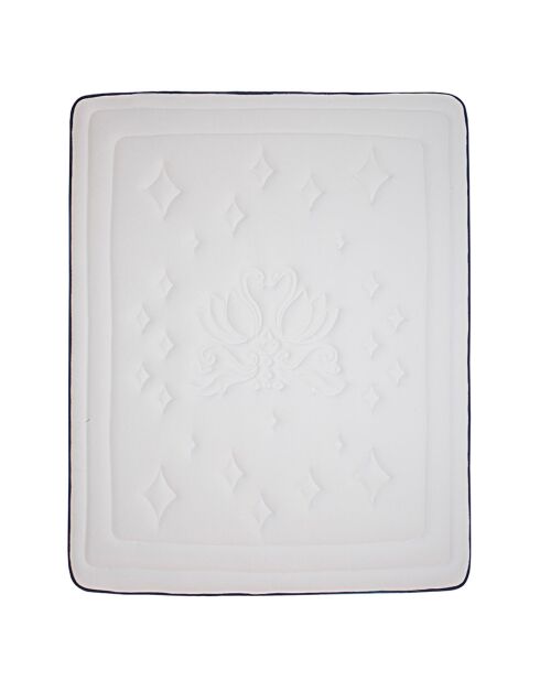 Pack Prêt-à-Dormir Suite Impériale blanc/gris anthracite - 140x190 cm