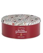 3 cajas metálicas navideñas blancas/rojas