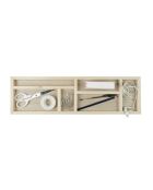 Plateau organisateur de bureau  marron - 52x6x15 cm