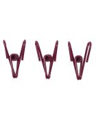 18 pinces ferme sachet multicolores - 1.5x3.1x5.5 cm